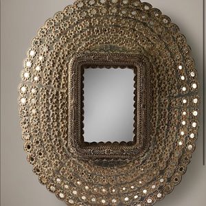 Gold peacock mirror available for pick up in LA